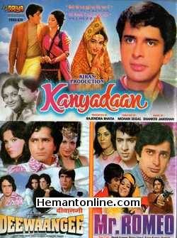 (image for) Kanyadaan-Deewaangee-Mr Romeo 3-in-1 DVD