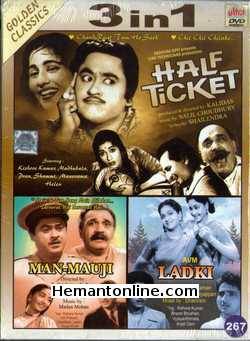 (image for) Half Ticket-Man Mauji-Ladki 3-in-1 DVD