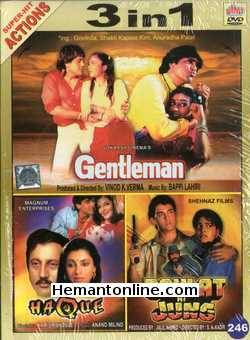 (image for) Gentleman, Haque, Daulat Ki Jung 3-in-1 DVD