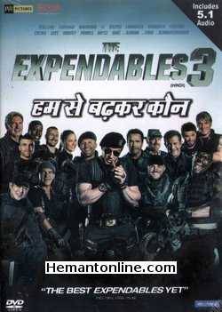 (image for) The Expendables 3 2014 DVD: Hindi, English, Tamil, Telugu