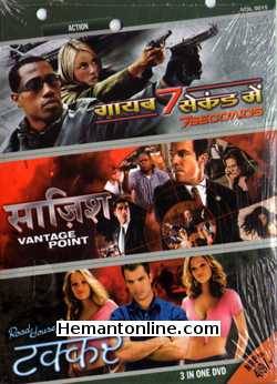 7 Seconds-Vantage Point-Road House 2 3-in-1 DVD-Hindi
