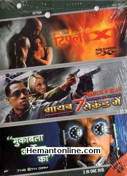 XXX-7 Seconds-The 6th Day 3-in-1 DVD-Hindi
